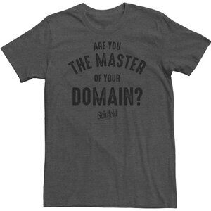 Big & Tall Seinfeld "Are You The Master Of Your Domain?" Tee - Large Tall